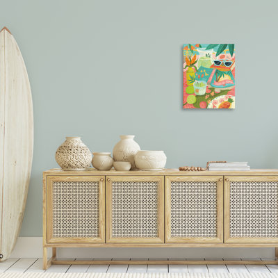 "Tropical Drinks on Beach", art mural par Laura Watson