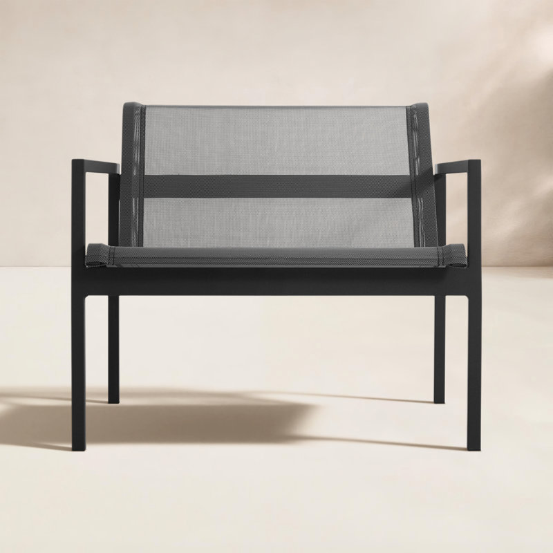Skiff Outdoor Lounge Chair, Carbon