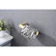 Nécessaire de salle de bain mural en acier inoxydable brossé, 4 pièces,