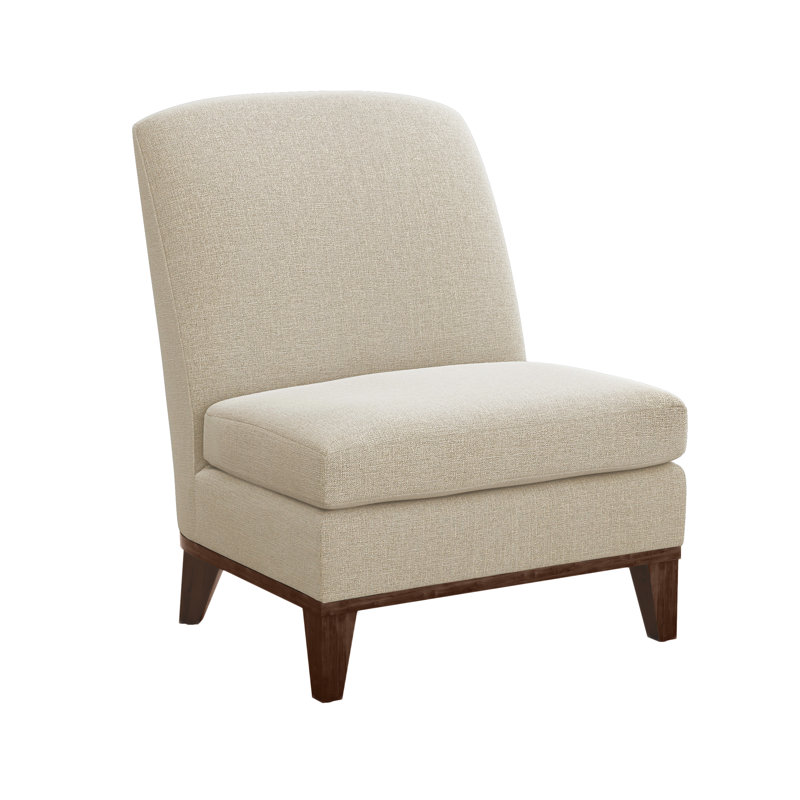 Belinda Slipper Chair, Walnut, Pure