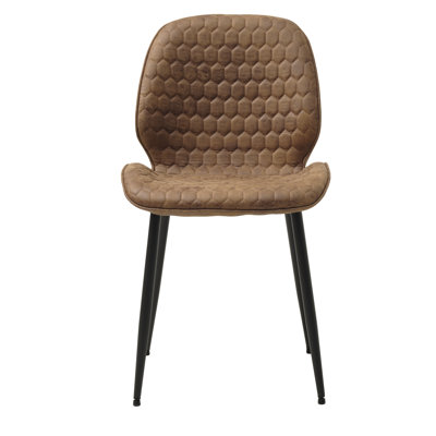 Chaise de salle à manger brun clair B879 Kenny-11 (2 chaises par boîte)