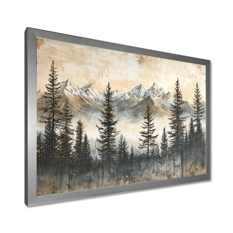 Gerarde - Landscapes Wall Art, Reproduction encadrée d'une seule photo, Argent argent, H 30 po x l 40 po