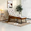 Chaise berçante moderne avec repose-pieds