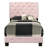 Charming Pink Twin Bed