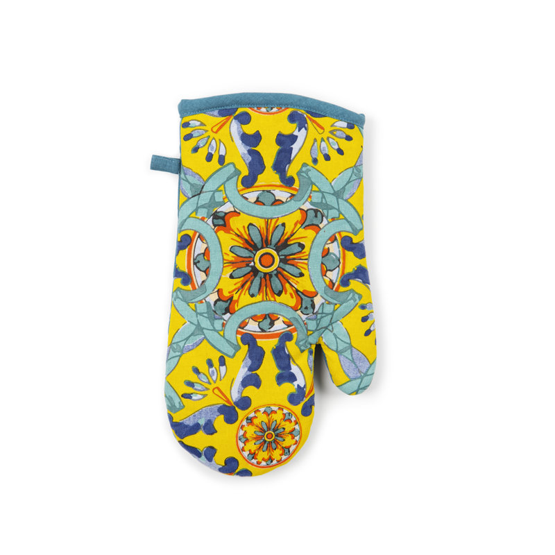 Excelsa Trinacria Abstract Cotton Oven Glove(s) Only