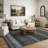 Premium Machine Washable Mayfield AMF2427 Striped Rug-1750288977-1750288984