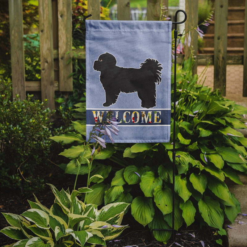 Drapeau impérial Shih Tzu Welcome Garden taille 9EC59815D20042D399EE9FCE8498D299, Pekeapoo noir