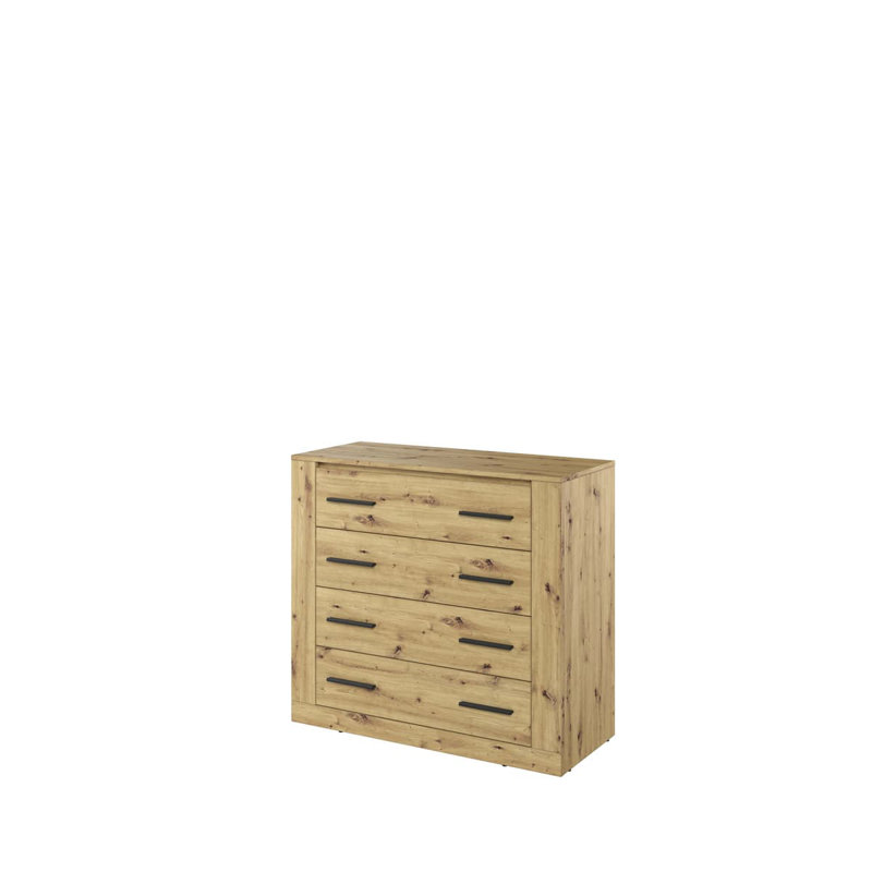 Nastasja 2 Door Manufactured Wood Wardrobe, Oak Artisan