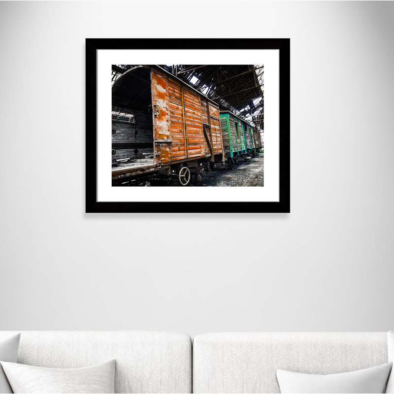 Earmel 'Train Yard II' Framed Photograph