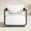 Chaise de patio en aluminium Johnny