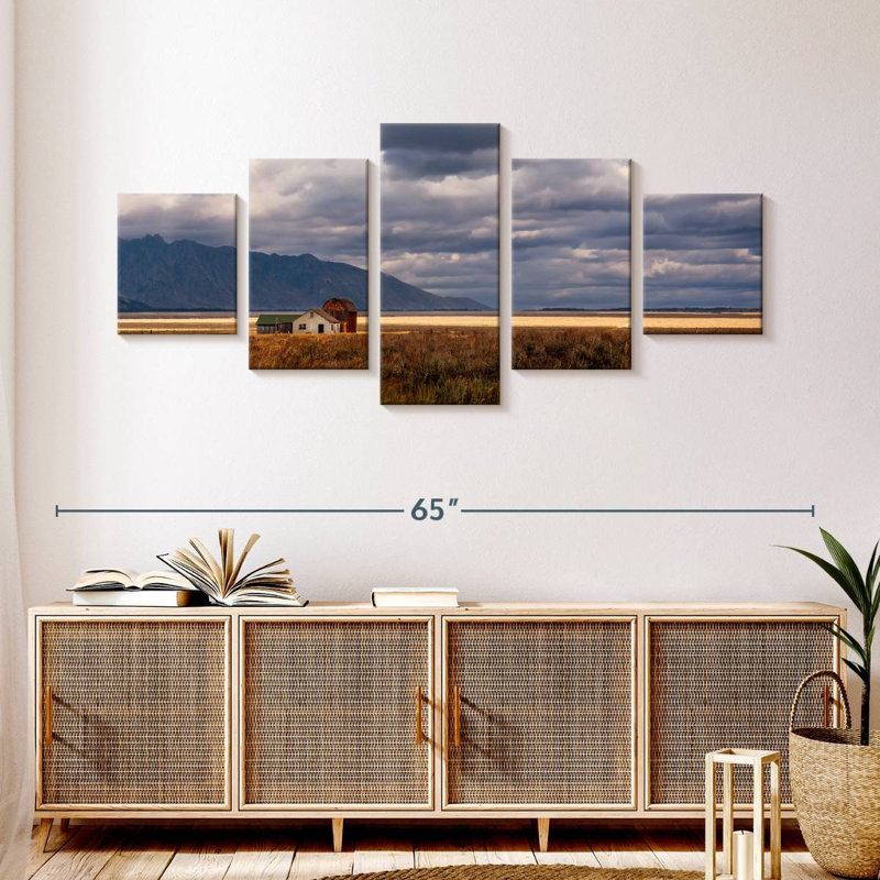 Mormon Farmhouse, 24" H x 55" W