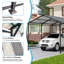 Abri de garage extérieur robuste en métal galvanisé 1015 pi - Abri de garage avec protection contre les intempéries