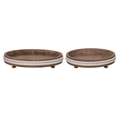 Ensemble de 2 plateaux
