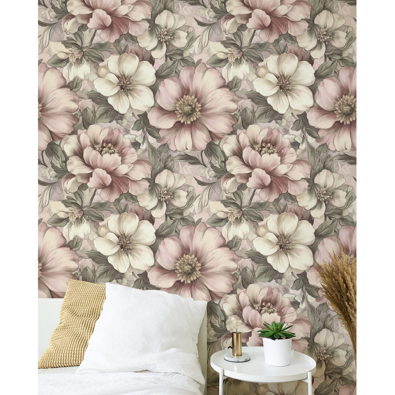 Rouleau de papier peint floral floral