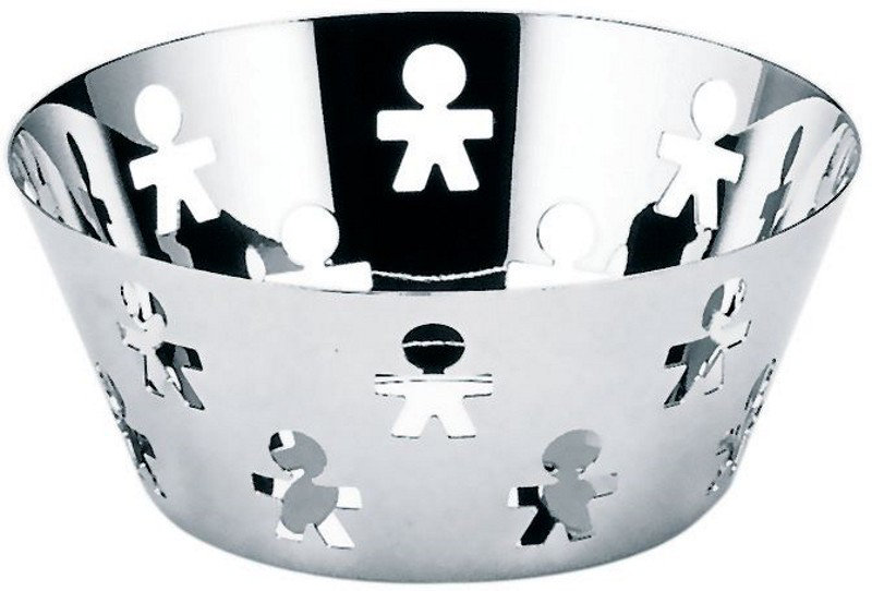 Alessi Girotondo Stainless Steel Fruit Bowl