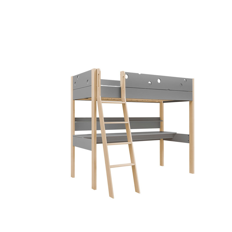 Porter European Single (90 X 200 Cm) High Sleepers with Storage Included with Built-in Ladder Included with Desk Included