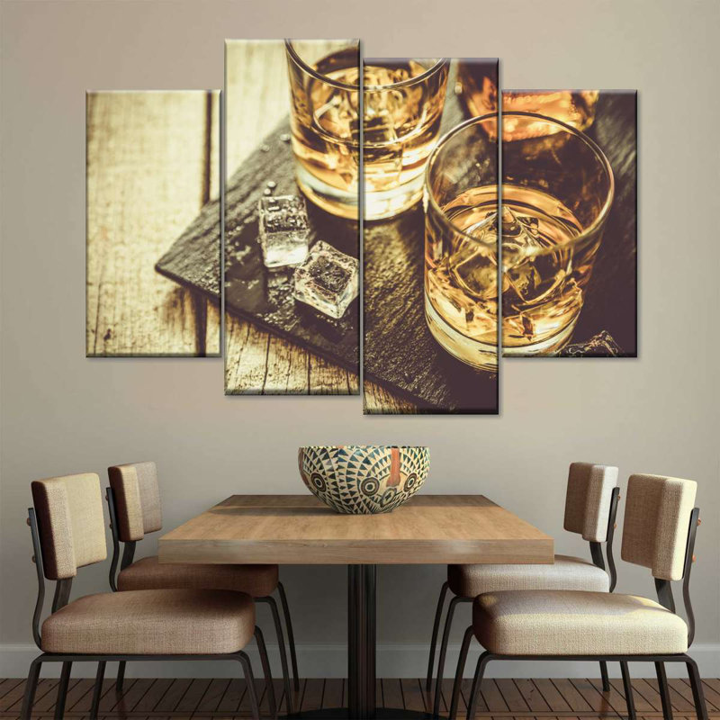 «Rustic Whiskey», reproduction d'art sur toile, H 22 po x l 36 po x P 1 po