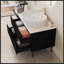 Meuble-lavabo 36 po avec lavabo intégré en céramique et tiroirs à fermeture en douceur, autoportant ou mural pour salle de bain moderne-780282359