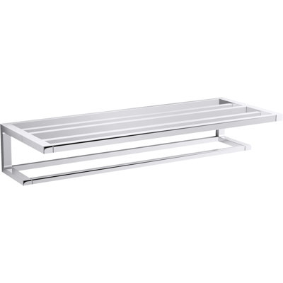 Draft Metal Bracket Shelf with Towel Bar