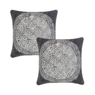 Housses de coussin surdimensionnées en coton Mandala