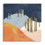 «Abstract Landscape The Desert Night Geometric», reproduction d'impression sur toile-1726629043-1728555656
