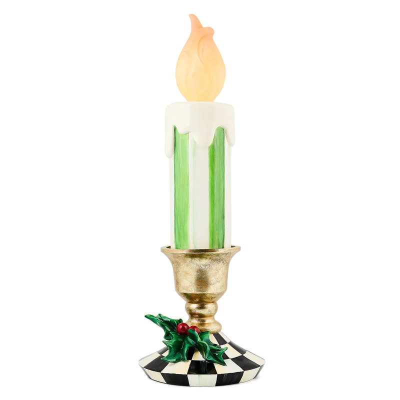 Check It Out Illuminated Trophy Candle