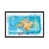 Black Floater Framed