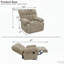 Fauteuil inclinable manuel berçant avec tissu Nubby-810894352