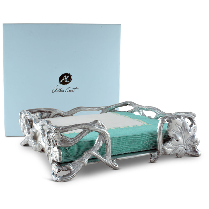 Grape Open Vine Napkin Box