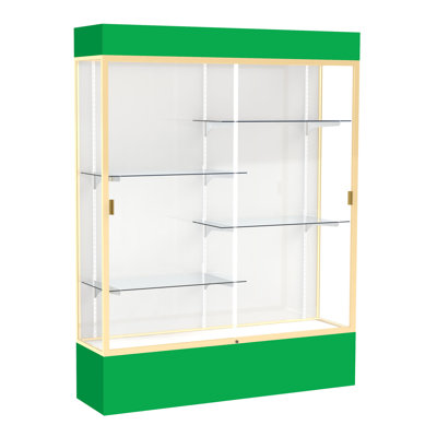 Vitrine en aluminium avec éclairage H 80 po x l 60 po Spirit Series