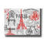 «Paris Tray-2» par Jean Plout, art mural sur toile, 54 po x 40 po-132380302