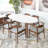 Quayle 4 - Person Solid Wood Solid Wood Top Four Leg Dining Set
