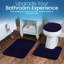 Ensemble de tapis pour salle de bain 3 pièces Fontelusso