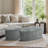 Upholstered Ottoman-124809453
