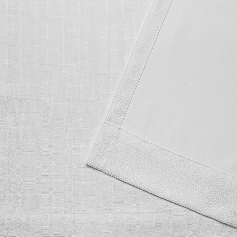 Jianyu Tailored Window Valance, White