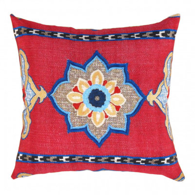 Coussin turc en soie fine tigre 20 po