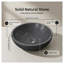 Lavabo vasque en marbre gris foncé Luxury