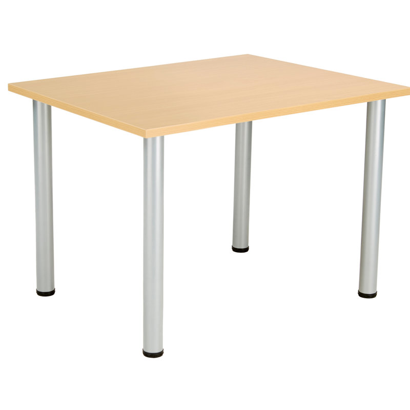 Bouton Rectangle Conference Table, H73 x W120 x D80cm, Oak