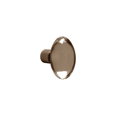 Crystal Bronze Oval Knob