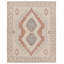 Jaipur Living Azzurro JIN08 Handknotted Medallion Cream and Pink Area Rug (10'x14')-1506473721