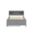Lit plateforme avec tête de lit, USB, lit gigogne et tiroirs-367924040-367924054