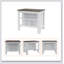 Ensemble de cuisine 7 pièces 4 portes 4 pièces avec surface antibactérienne Ralston, idéal pour le rangement et les petits espaces-979700855