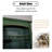 Green Solid + Manufactured Wood  Display Cases