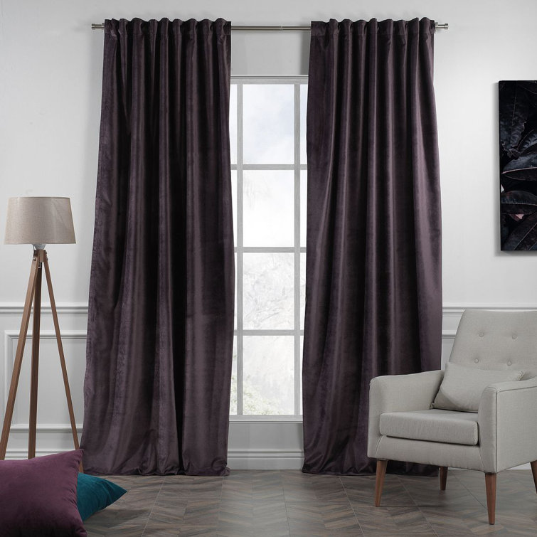 Panneau simple décoratif extra large en velours mat sur mesure