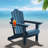 Kahn Folding Adirondack Chair with Cup Holder -903659684