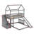 Twin Over Full Bunk Bed With Slide-366722759