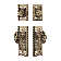 Nostalgic Warehouse Craftsman Entry Set With Victorian Knob In -2 3/8" Backset-Universal Handing