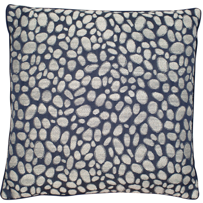 Burhardt Square Cushion, 50 x 50cm, Navy Blue