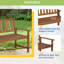 Banc de jardin en bois manufacturé Arjina