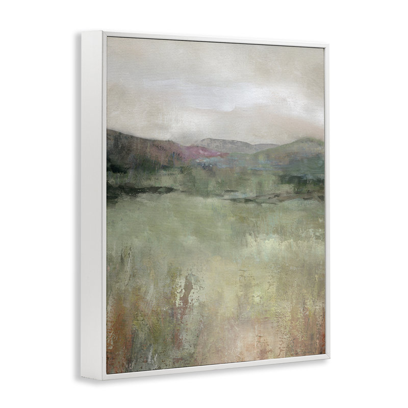 «Glimpse Of Spring», estampe numérique, design par Carol Robinson, Giclée encadrée blanc bord de mer, H 20 po x l 16 po